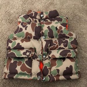 Ralph Lauren Reversible Vest, orange/ camo, 2T